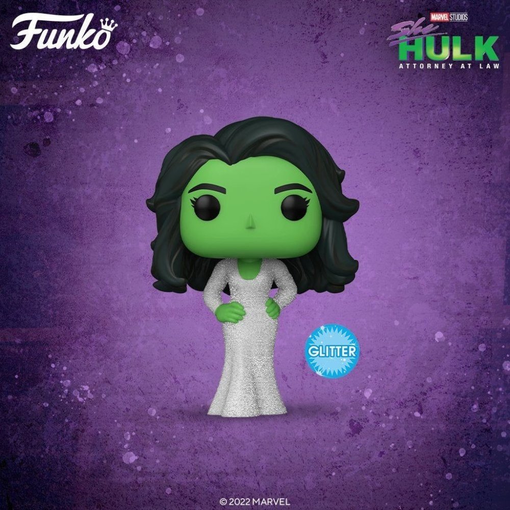 Funko Pop! Marvel Glitter She Hulk in Dress #1127